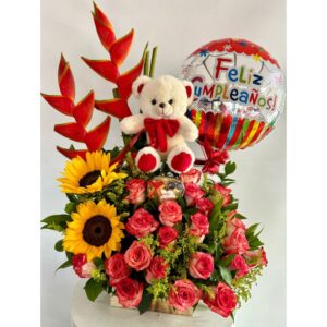 Arreglo Floral Nacimiento y cumpleaños - Floristería Cali