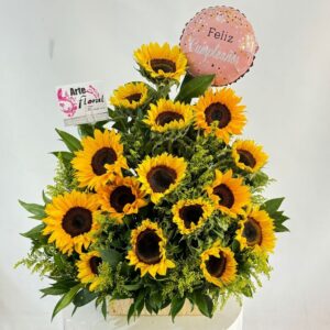 Arreglo en Girasoles - floristeria cali