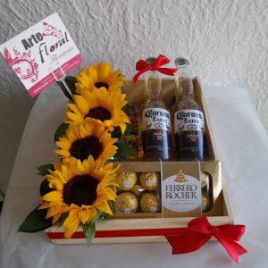 Girasoles, Ferreros y Coronas - Floristeria Cali