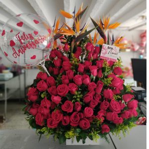 Feliz aniversario- Floristeria- cali