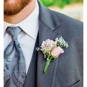 Gallardete de novio - floristerias en cali