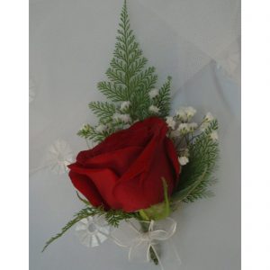 Gallardete de novio rosa roja - rosas en cali