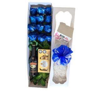 caja de rosas azules, domicilios cali, rosas cali, cali es cali, dia de los novios 3 octubre