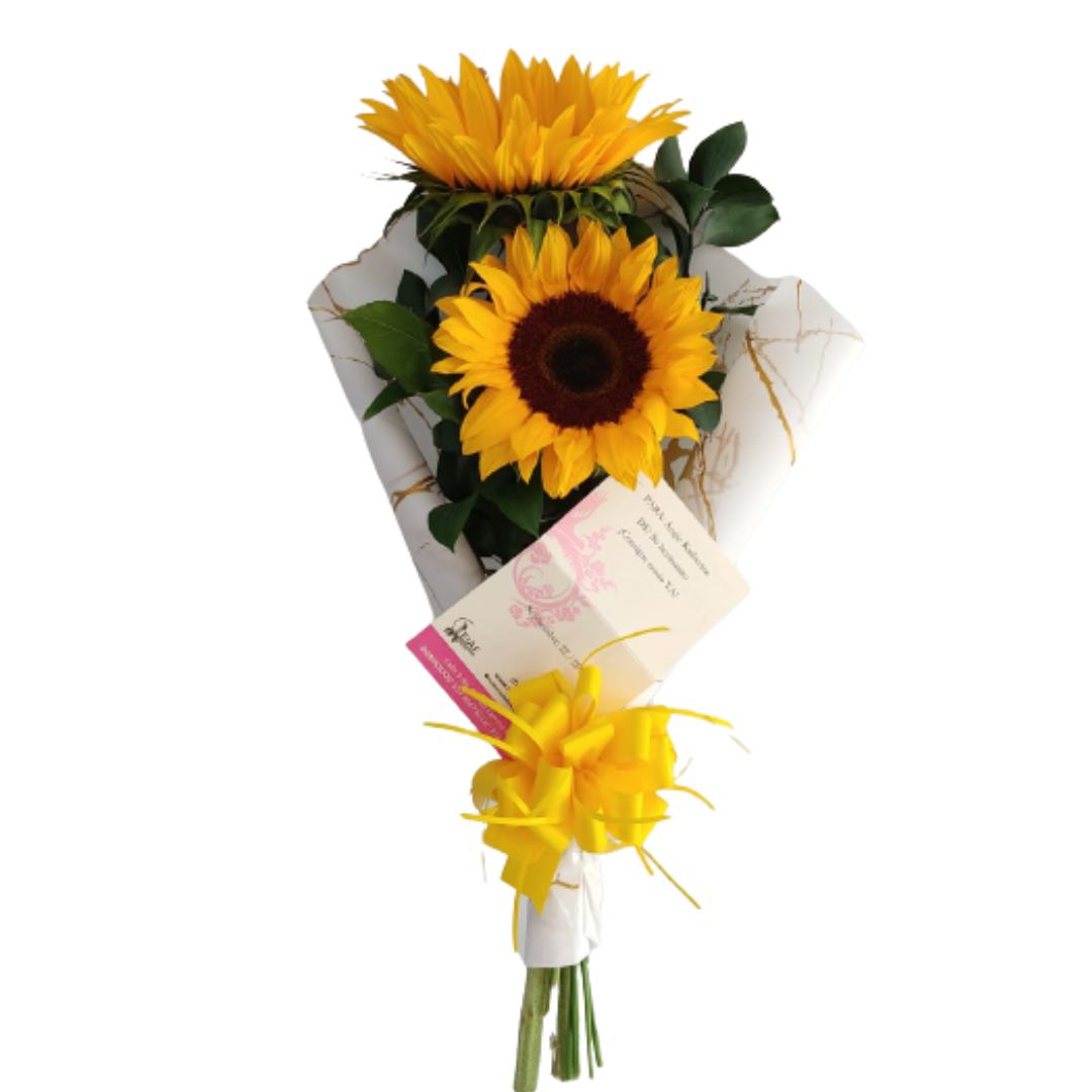 detalle 2 girasoles - cali flores