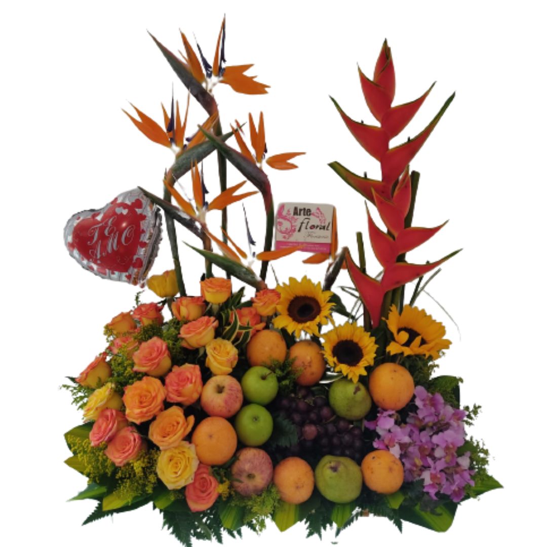 Jardinera de frutas floristeria cali Jardinera de frutas floristeria cali