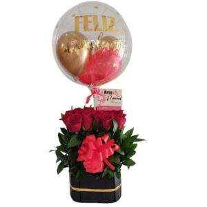 Arreglo floral de cumpleaños- Floristeria cali