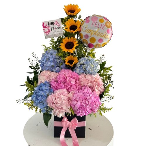 Arreglo de hortensias- floristería Cali Arreglo de hortensias- floristería Cali
