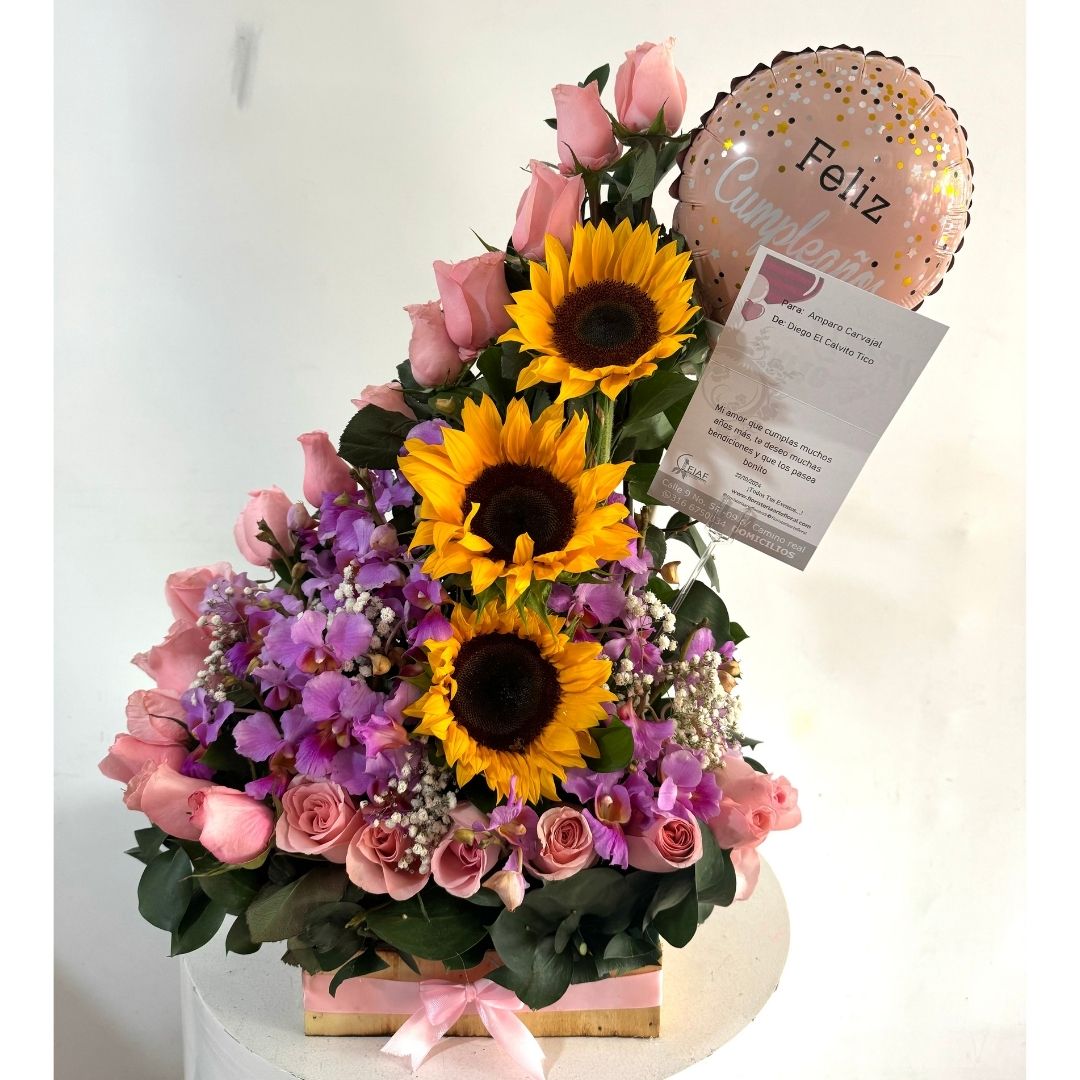 Arreglo floral luna tierno - floristeria cali Arreglo floral luna tierno - floristeria cali