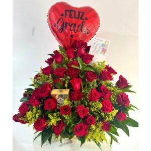 Arreglo floral de grado- floristeria cali