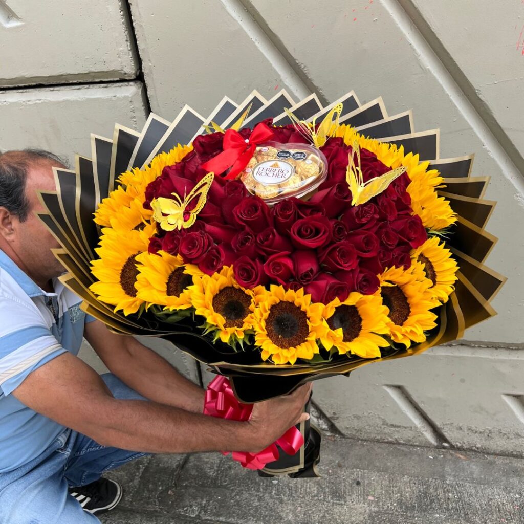 Ramo buchón especial - Floristeria en cali