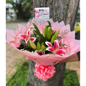 Buchón de lirios- Floristeria en cali