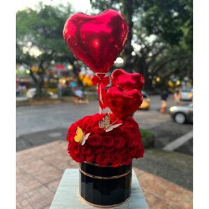 Arreglo floral de amor y amistad- floristeria cali