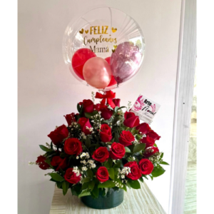 Arreglo de rosas rojas -Floristeria cali